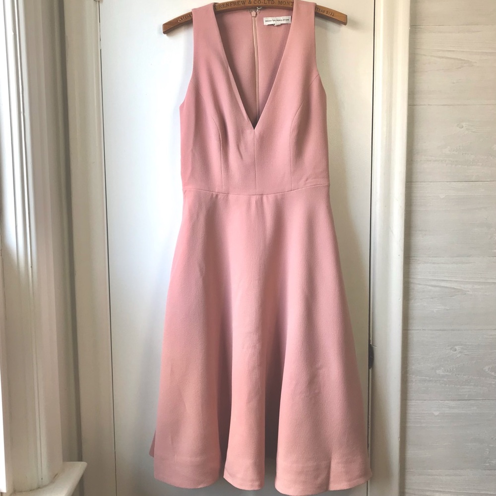 Nwt Dress The Population “Catalina” Dress In Pink Blush